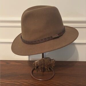 Classic Brown Fedora Hat